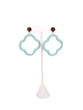 McMillan Wrapped Clover Earring - (three colors)