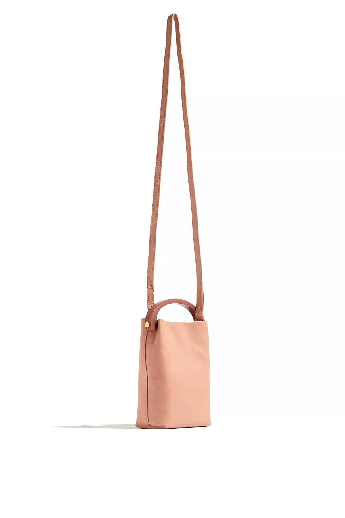 Micro Crossbody Bag in Light Pink