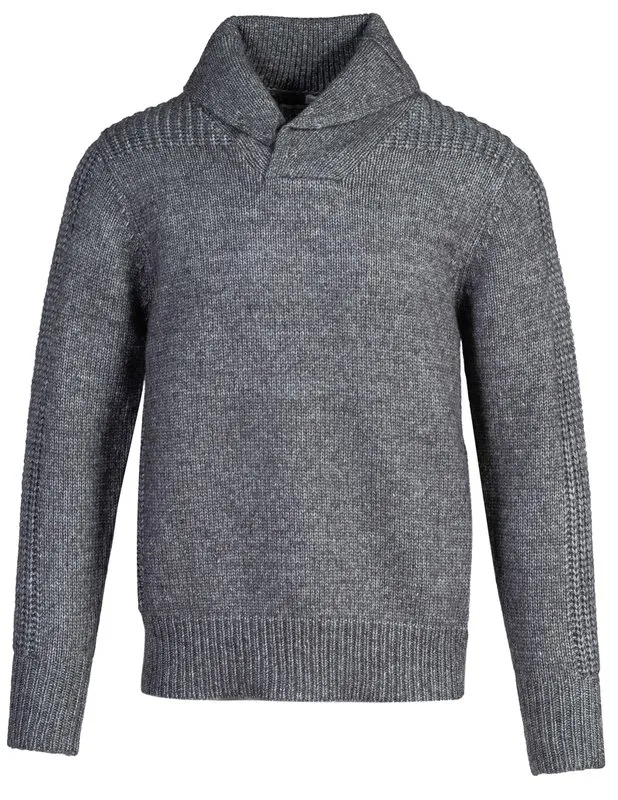 Midweight Triple Blend Shawl Collar Sweater SW2231