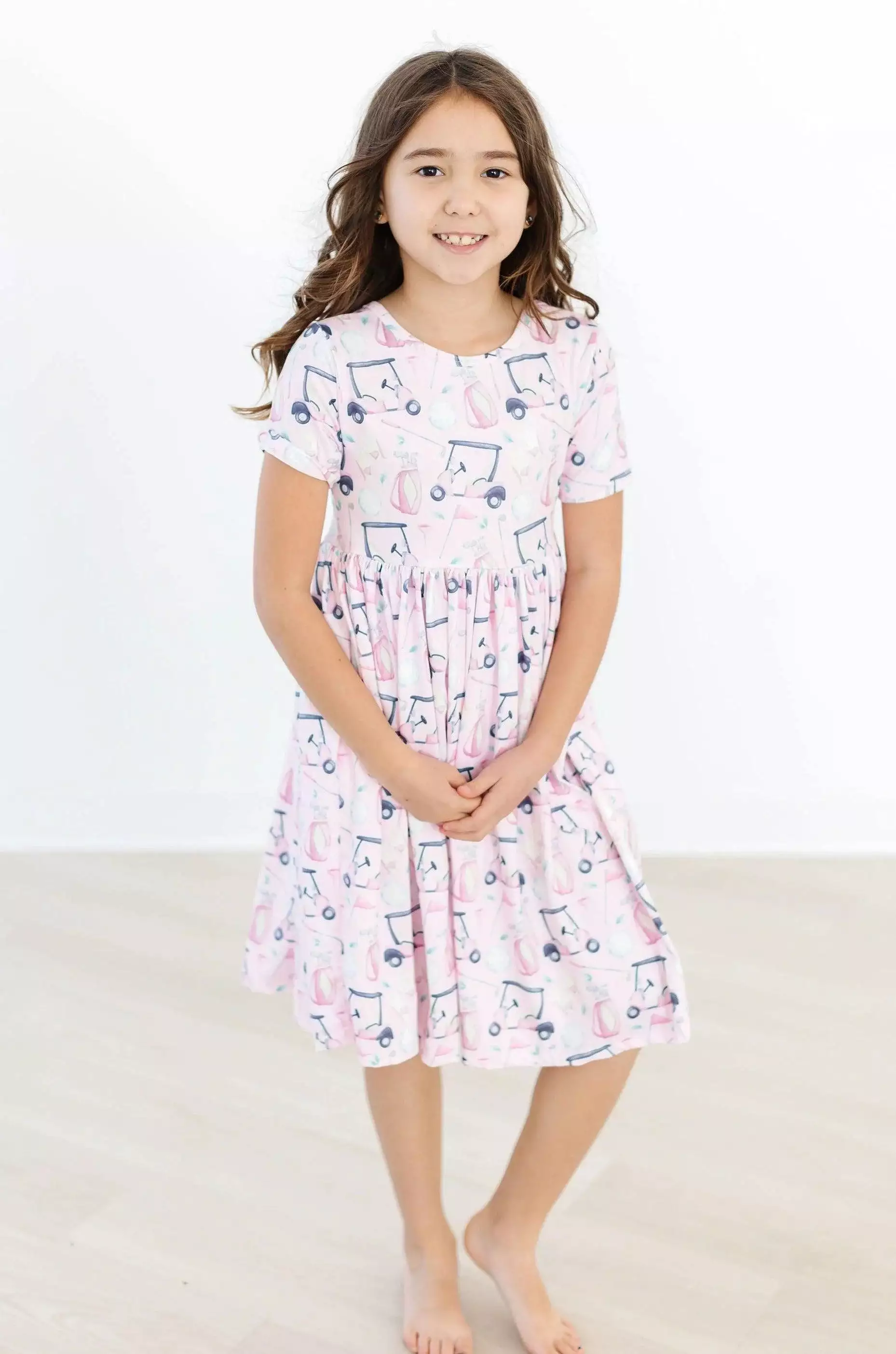 Mila & Rose S/S Pocket Twirl Dress - Tee Time