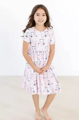 Mila & Rose S/S Pocket Twirl Dress - Tee Time