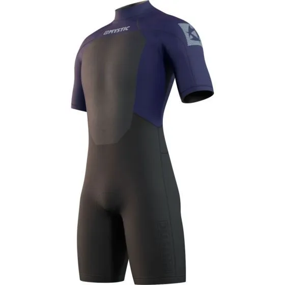 Mystic Brand 3/2mm Mens Shorty Wetsuit 2024 - Night Blue