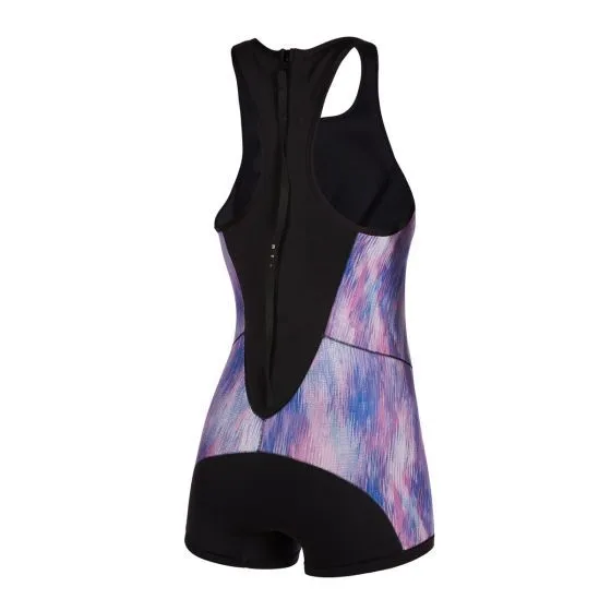 Mystic Diva 2/2mm Short John Womens Shorty Wetsuit 2022 - Black/Purple