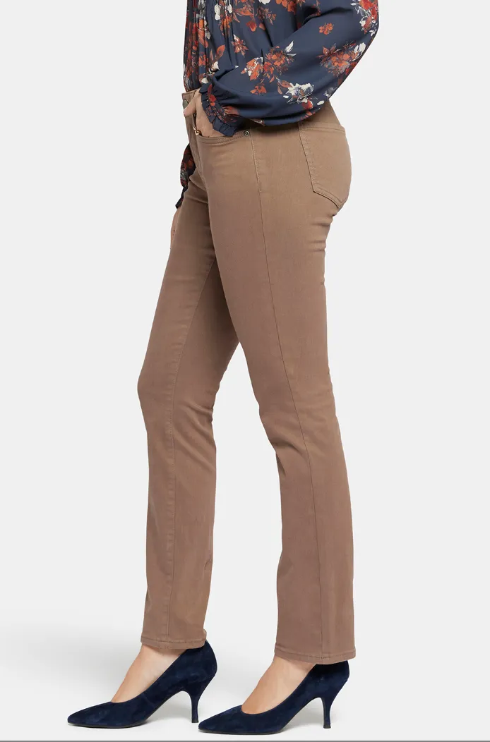 NYDJ Sheri slim jeans (zip), pigment dyed Incense