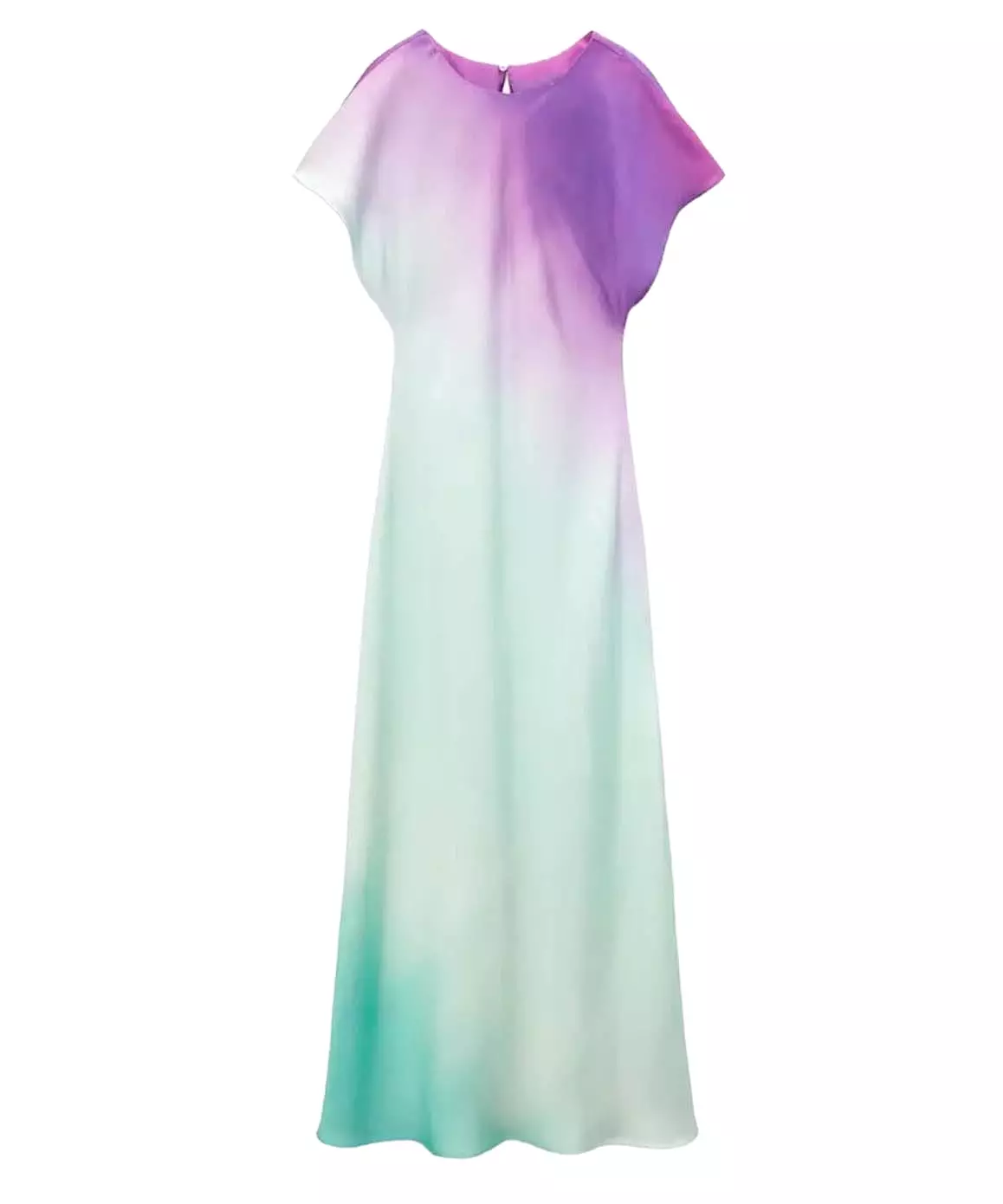 Ombré Satin Long Dress