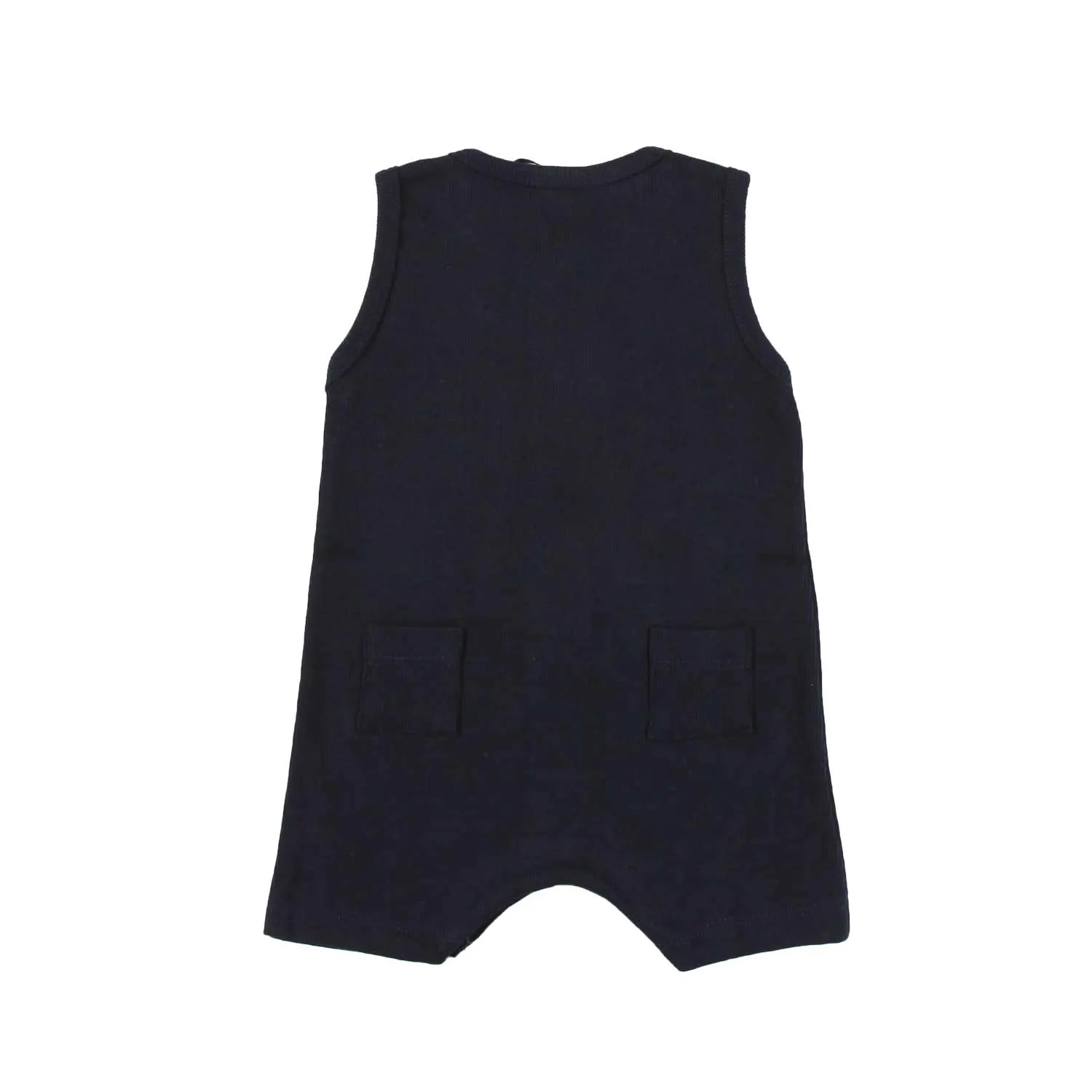 One More In The Family Unisex Pino Midnight Blue Romper