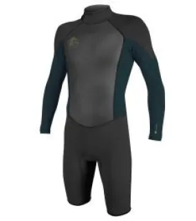 Original Mens 2mm Long Sleeve Shorty Summer Wetsuit 2018 - Slate