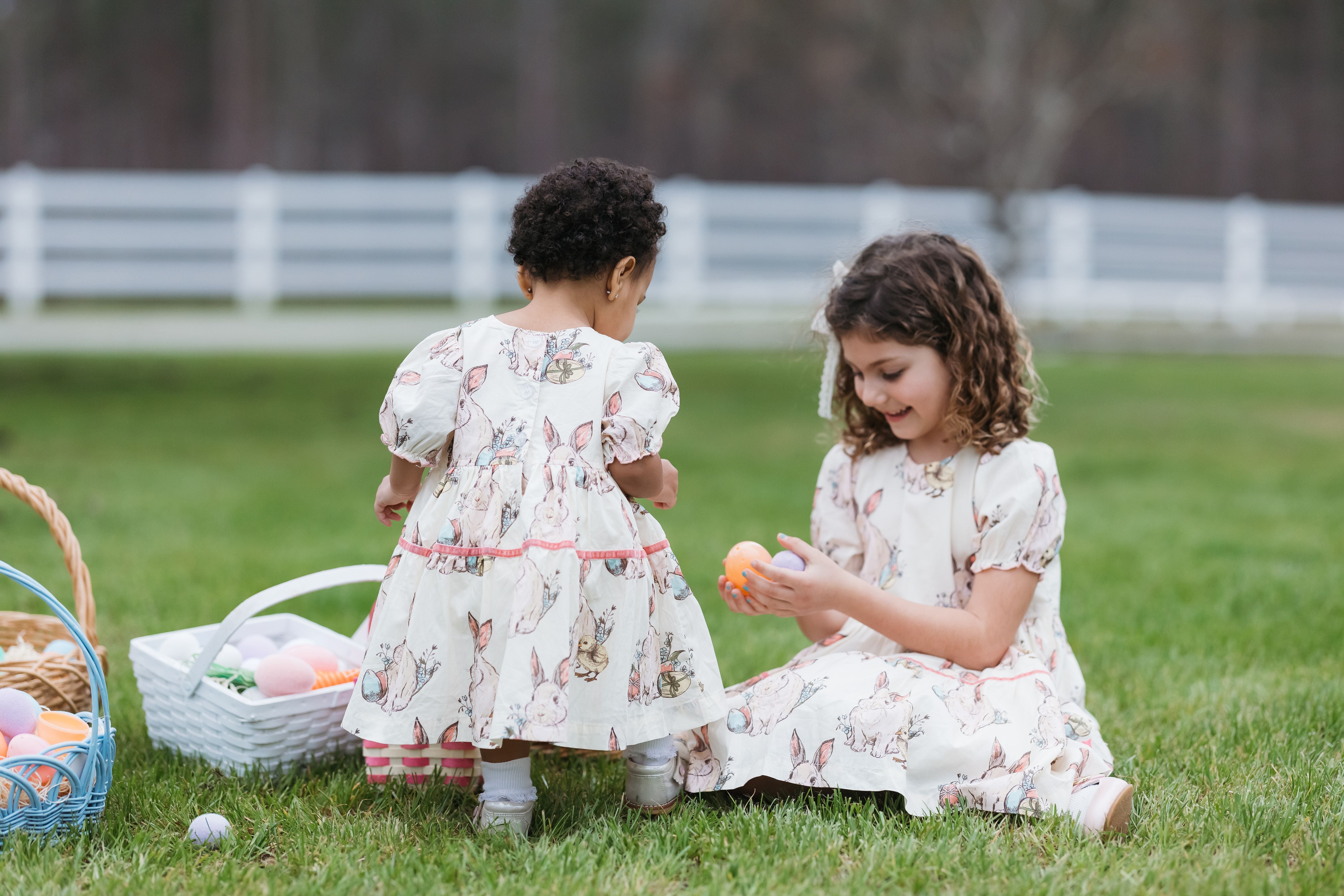 Pink Chicken - Maribelle Dress Bunny Friends