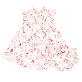 Pink Chicken - Stevie Dress Set - Swan Love