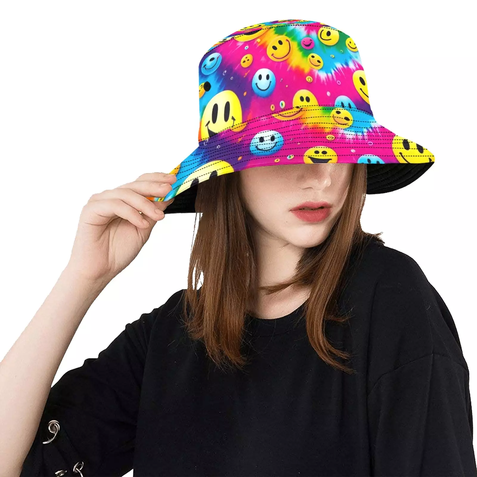 PLUR Smiles Bucket Hat