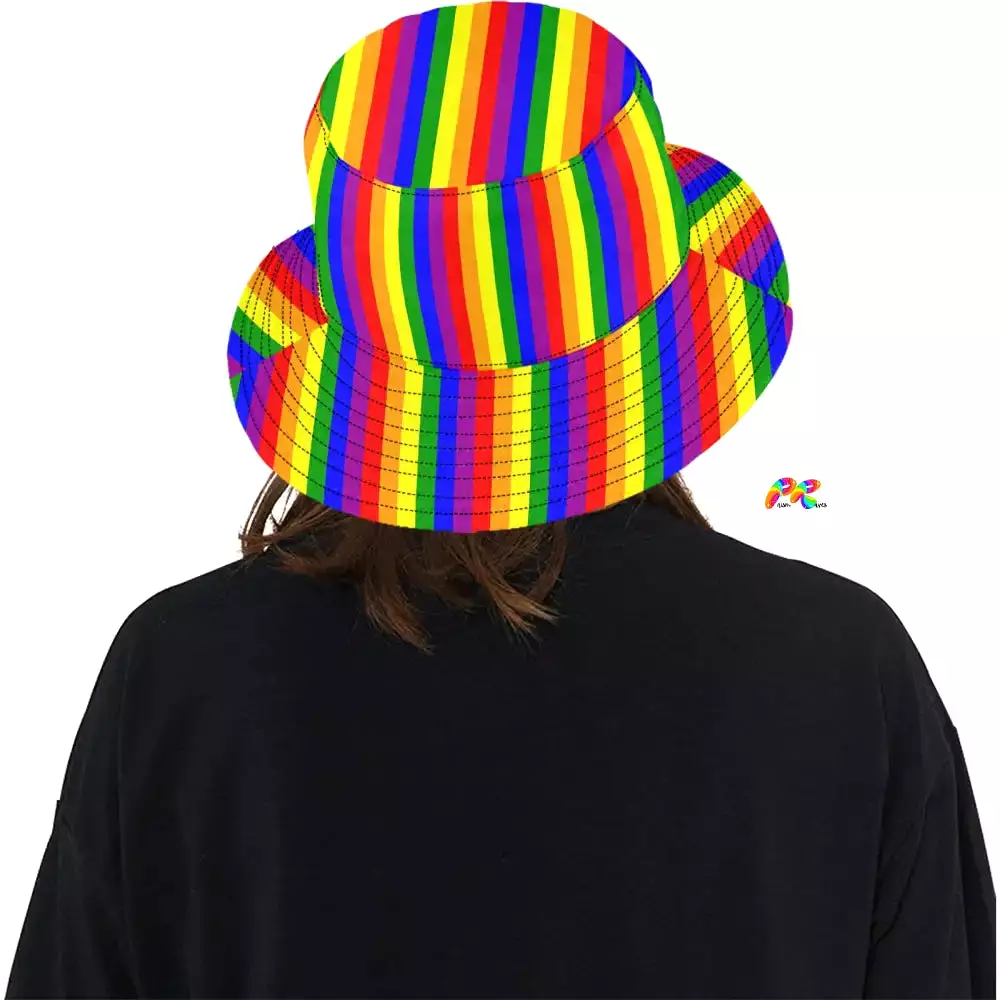 Pride Stripes Bucket Hat