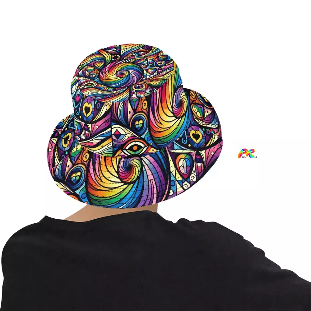 Pride Swirl Unisex Bucket Hat