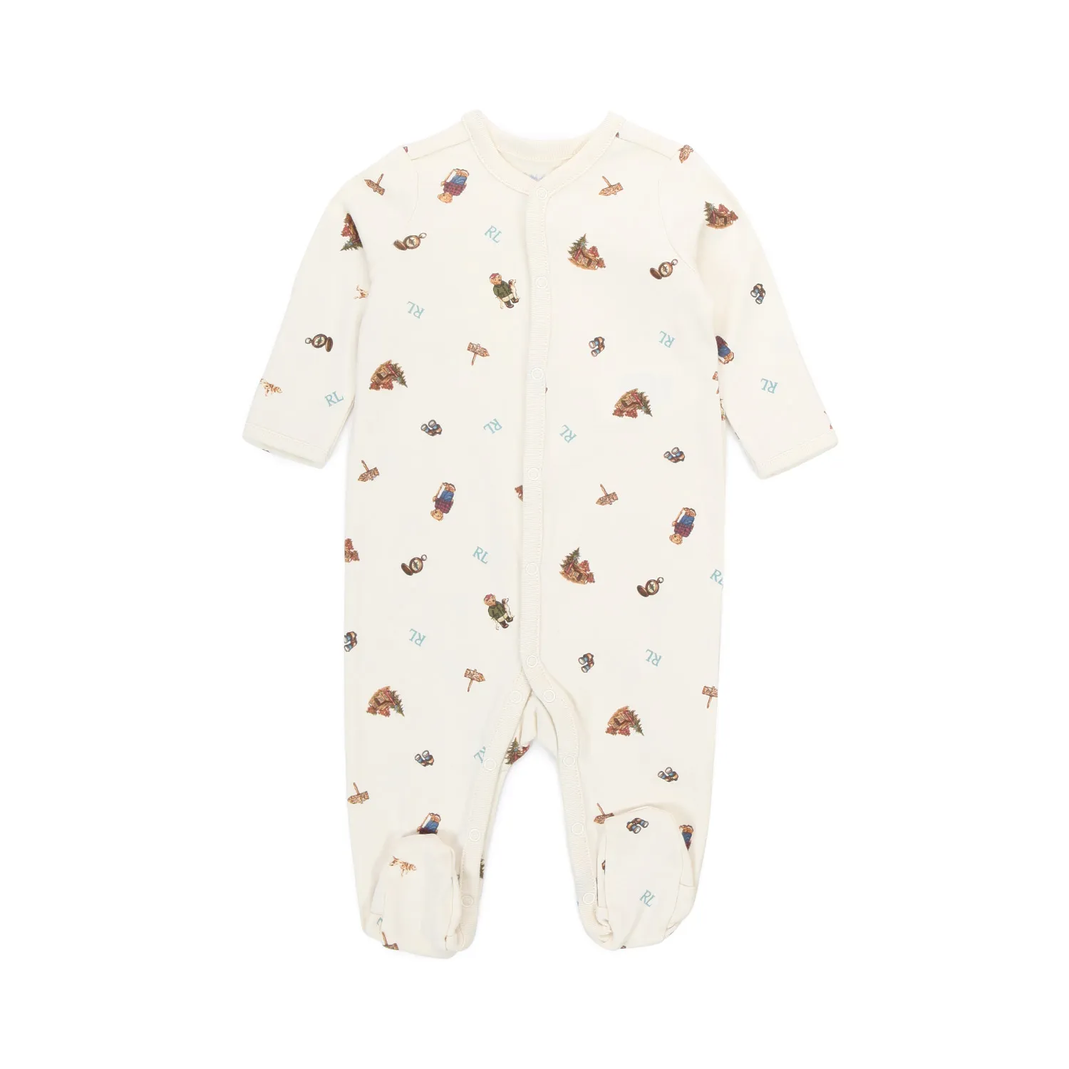 Ralph Lauren Cream Romper For Baby