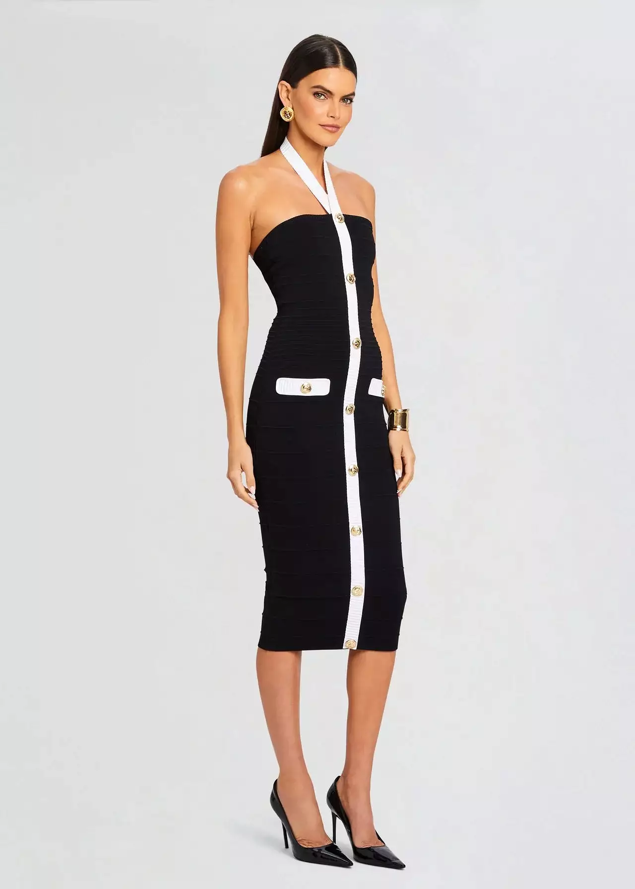 Retrofete - Sloane Dress - Black/white