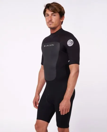 Rip Curl Omega 2mm Shorty Mens Wetsuit 2023 - Black