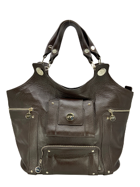 Roger Vivier Leather Front Pocket Tote Bag