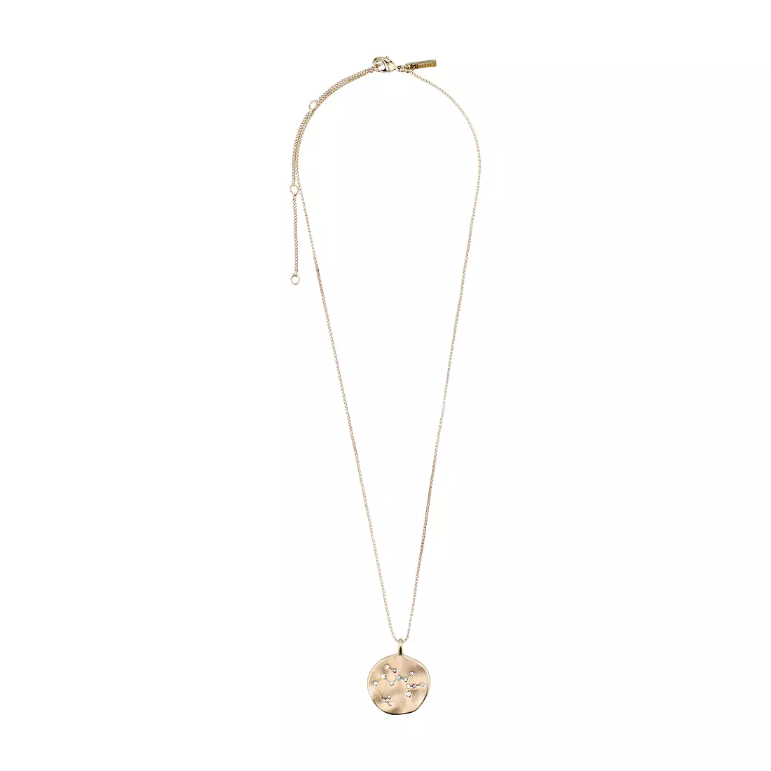 Sagittarius Zodiac Sign Coin Necklace (Gold Plated)