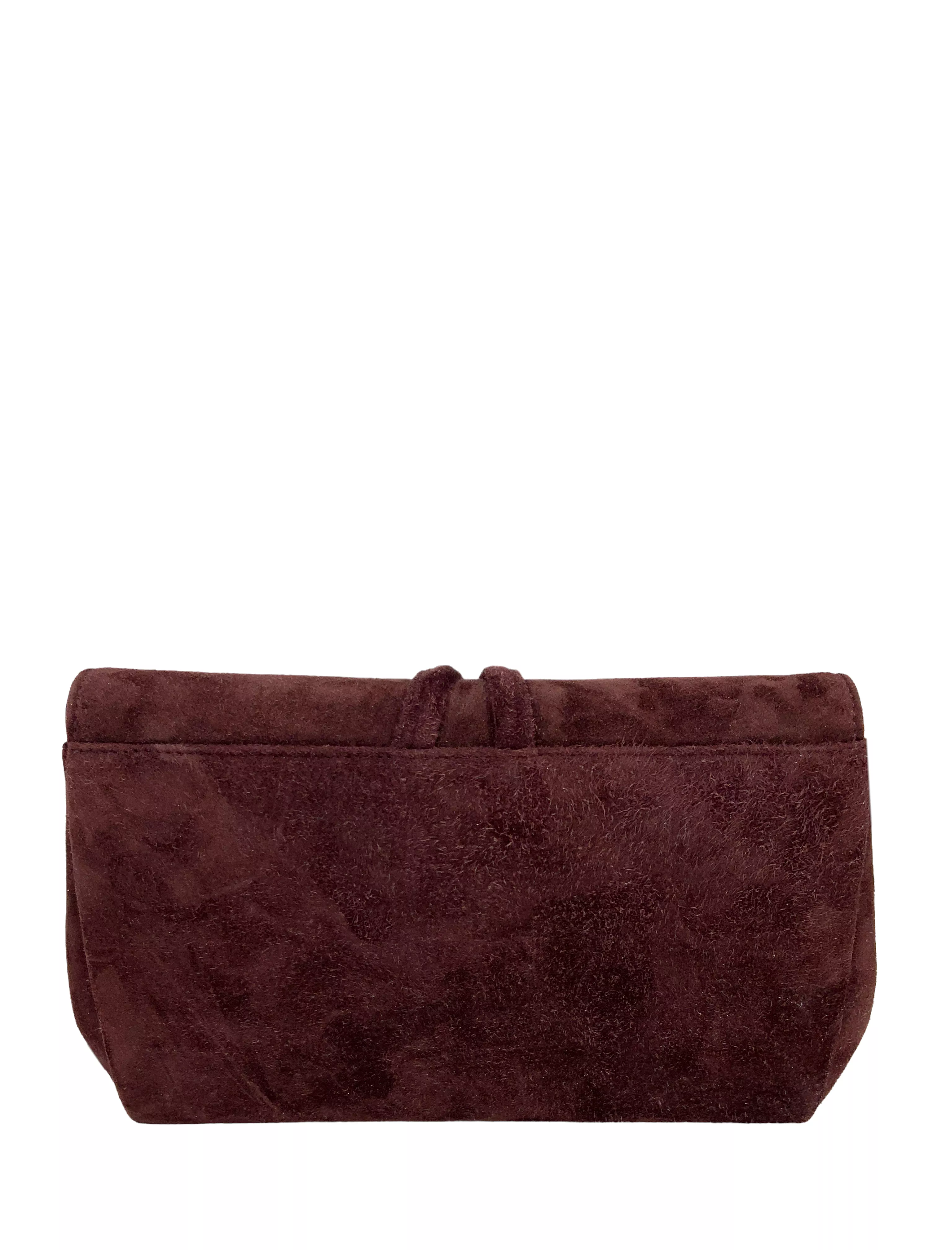 Salvatore Ferragamo Suede Flap Small Crossbody Bag