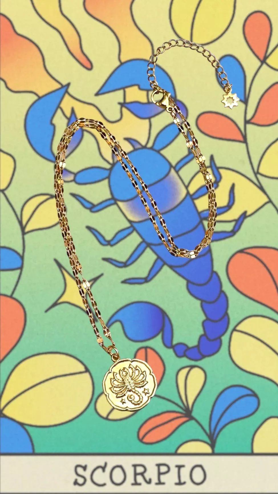 Scorpio Zodiac Necklace