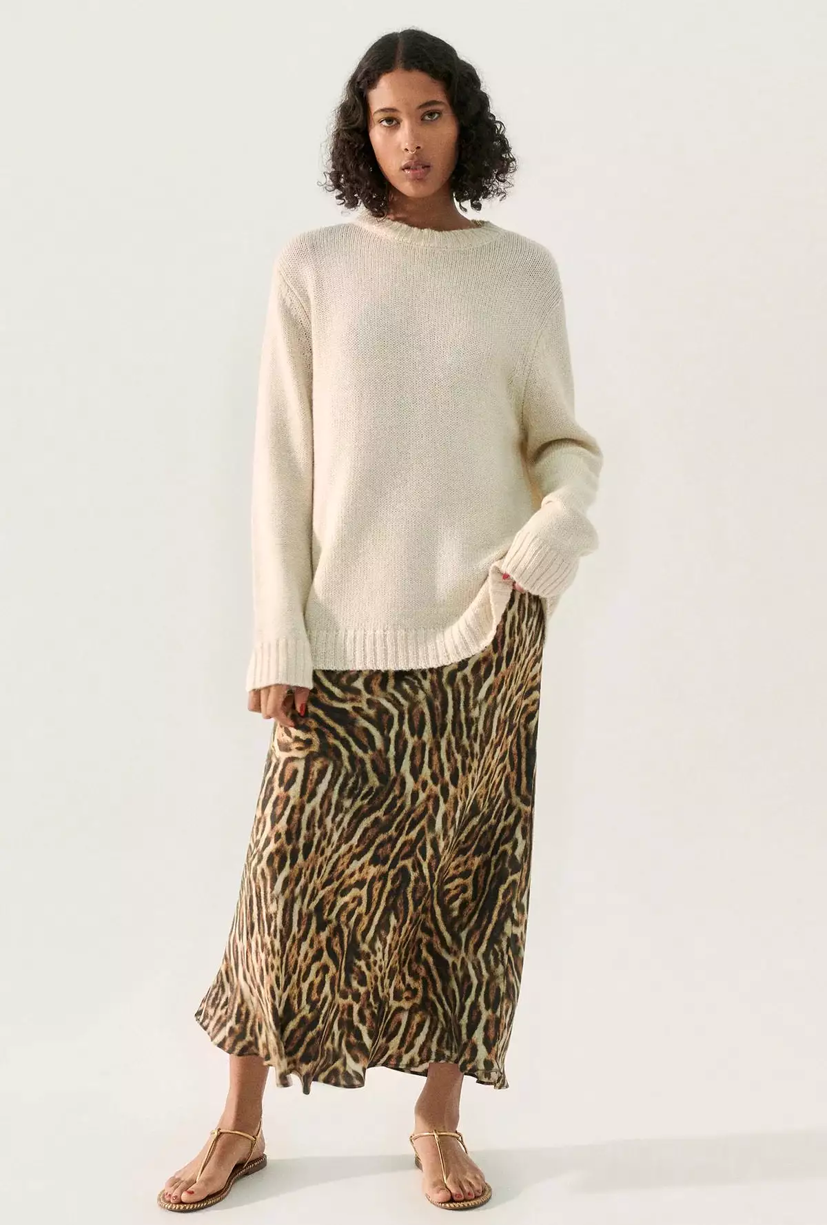 Silk Laundry - Knit Crewneck -  Natural