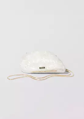 Simkhai - Bridget Pearl Oyster Clutch - Ivory