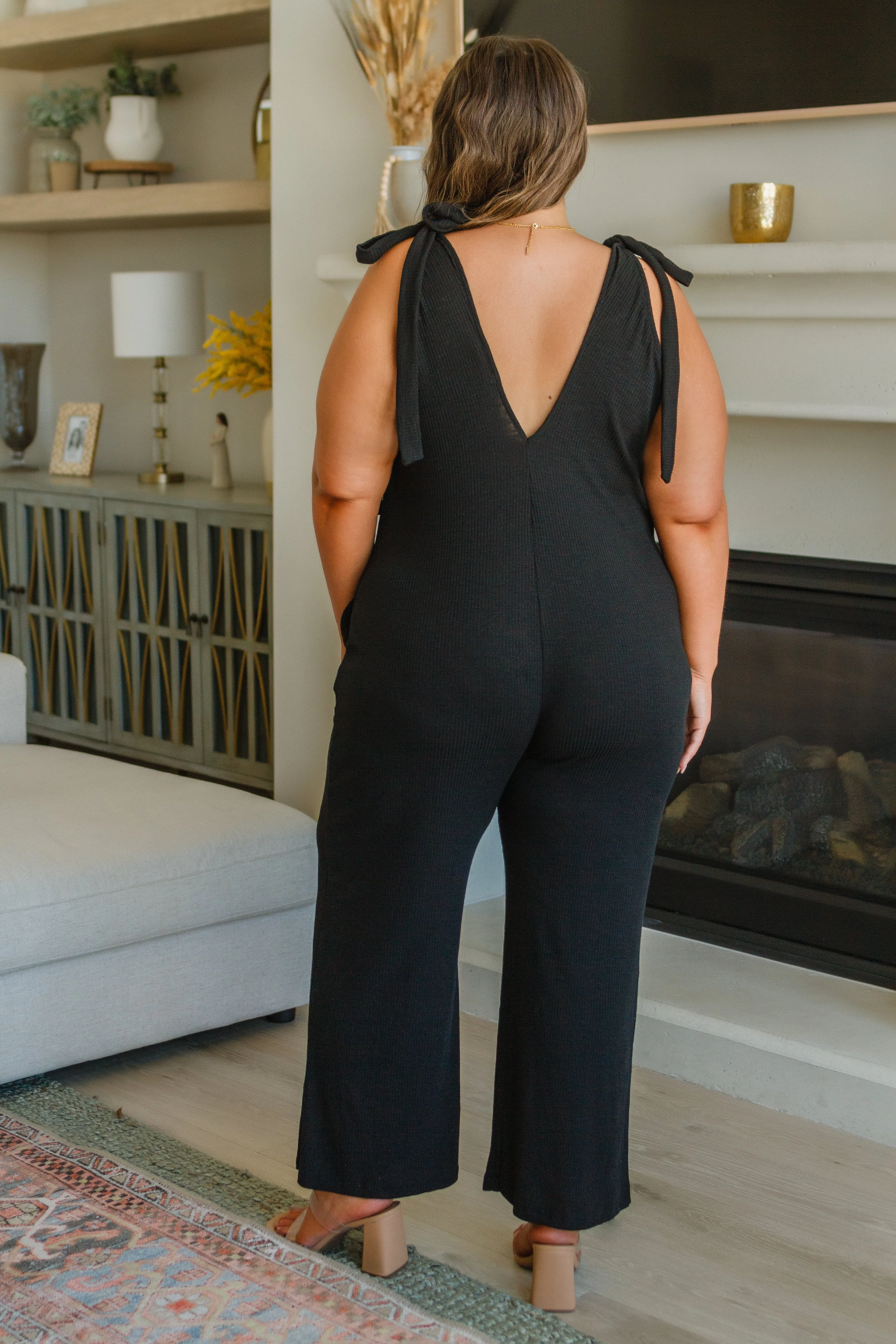 So Selfless Slub Ribbed Knit Jumpsuit