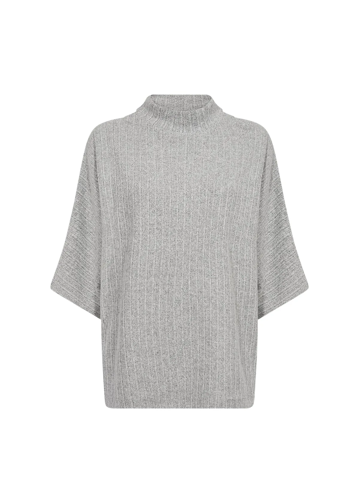 Soya Concept Isel Half Sleeve Ribbed Pullover