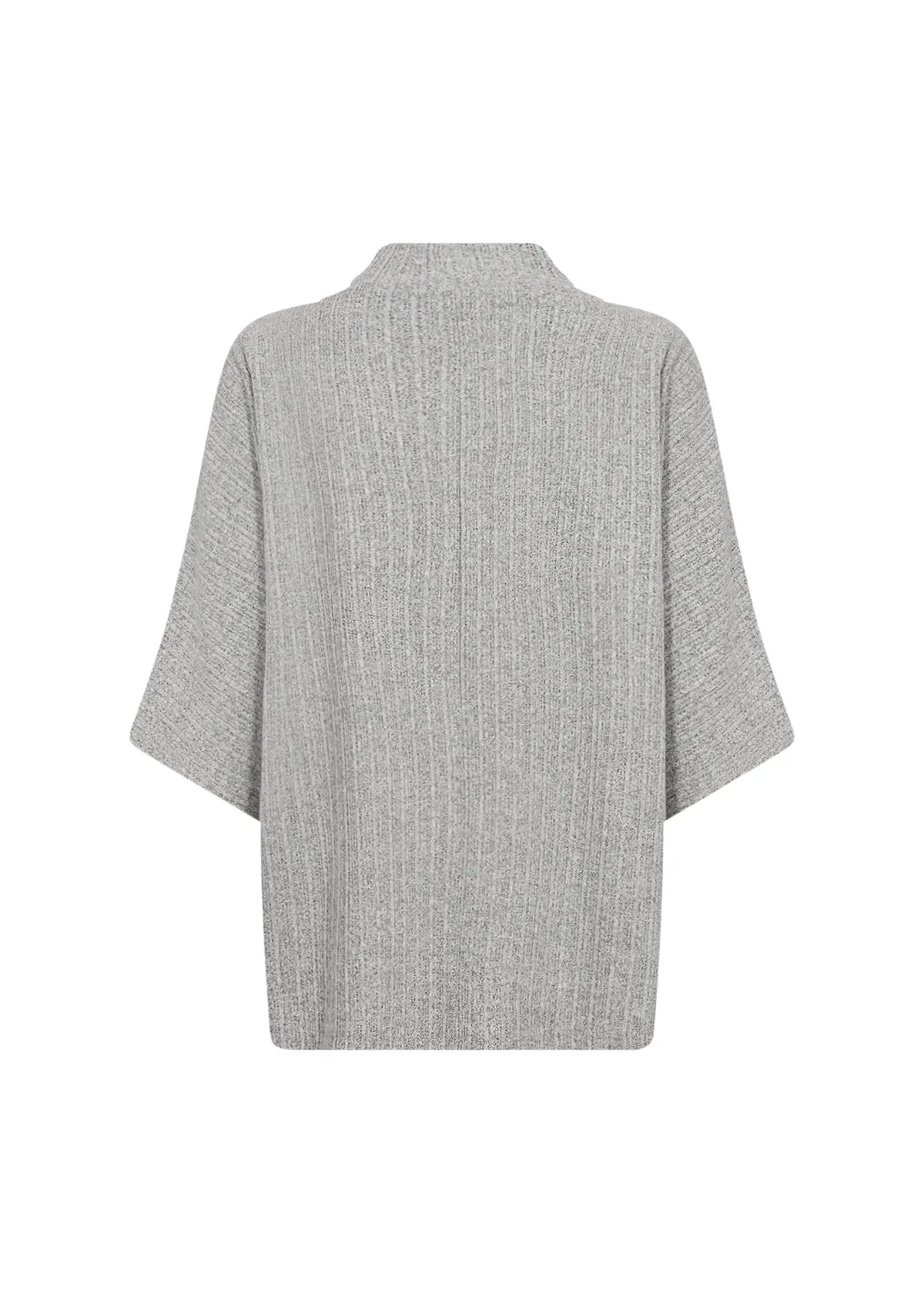 Soya Concept Isel Half Sleeve Ribbed Pullover