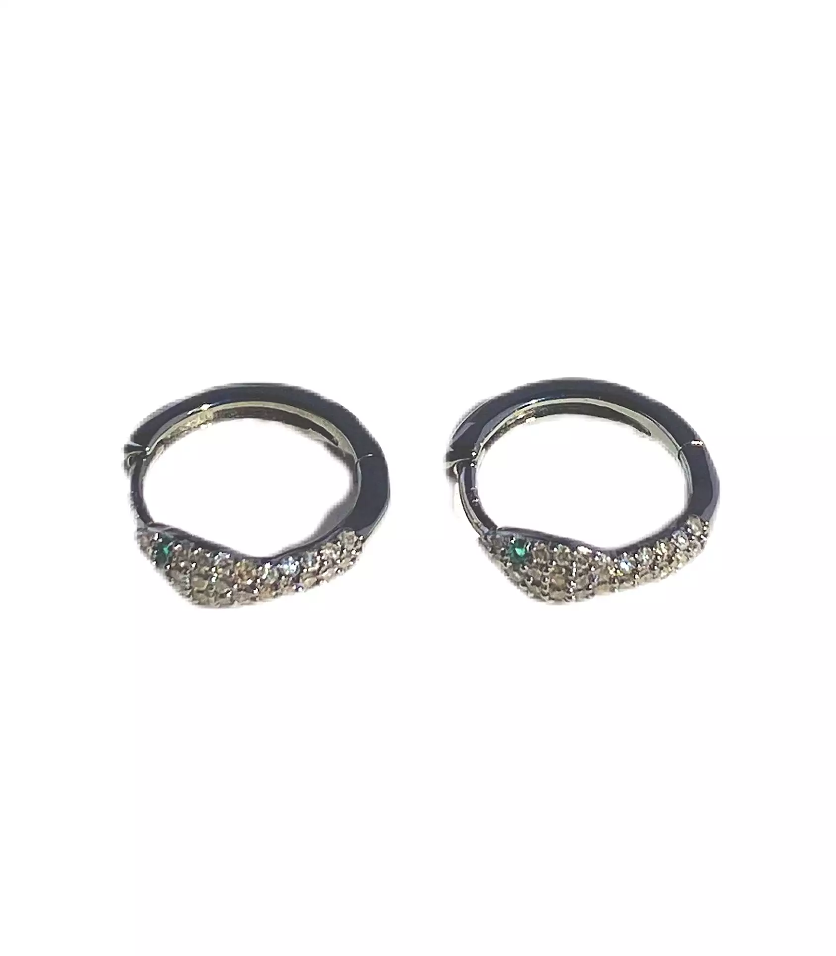 S.Row Designs Snake Huggie Earrings