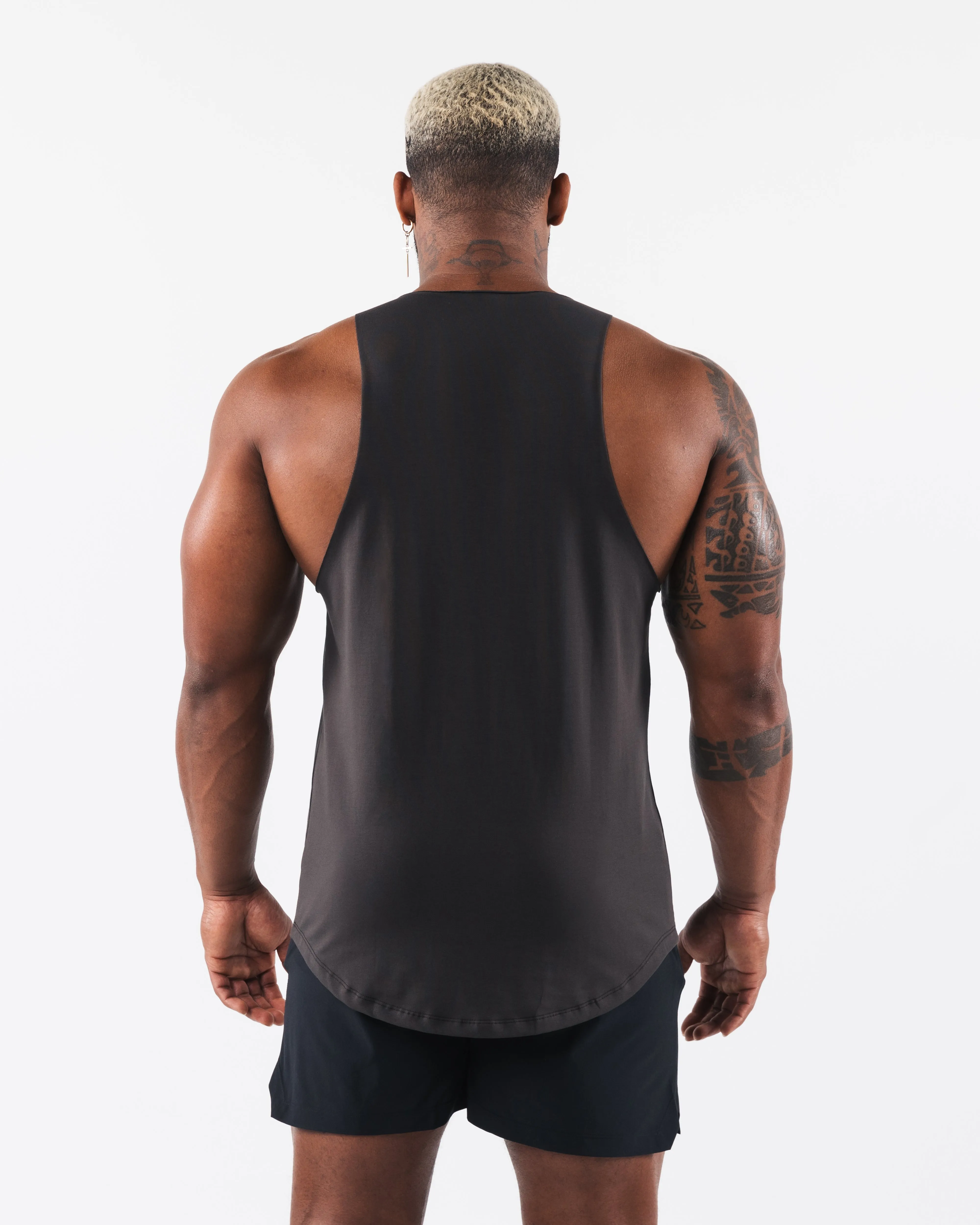 Stadium Raw Cut Tank - Pebble