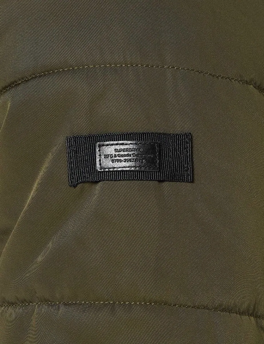 Superdry Chinook Long Padded Jacket Khaki