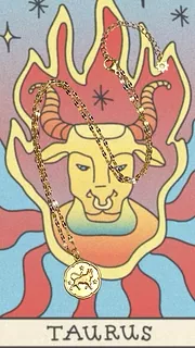 Taurus Zodiac Necklace