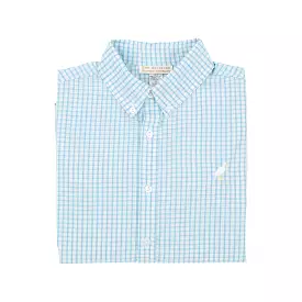 The Beaufort Bonnet Company - Brookline Blue Windowpane Dean's List Dress Shirt