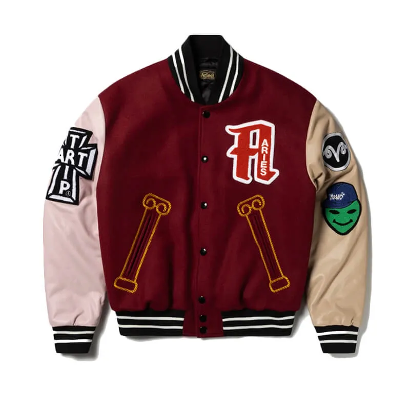 Varsity Jacket - Burgundy