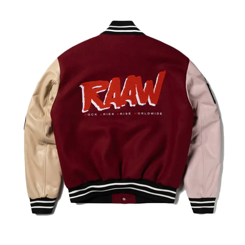 Varsity Jacket - Burgundy