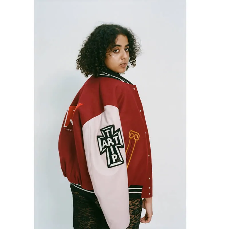 Varsity Jacket - Burgundy