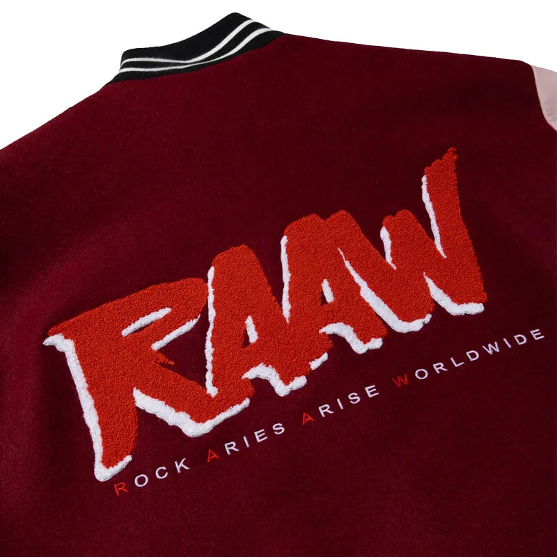 Varsity Jacket - Burgundy