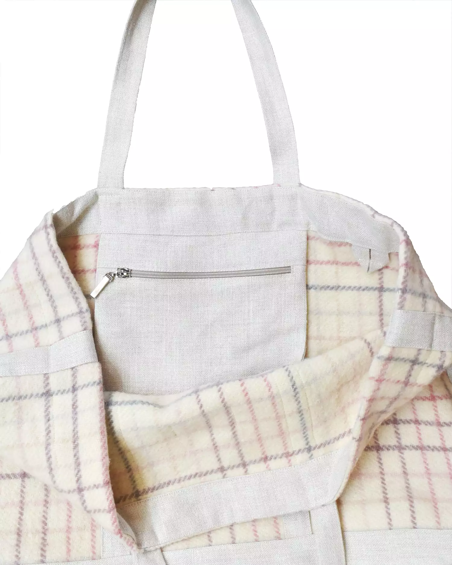 Vintage Wool Blanket Tote Bag