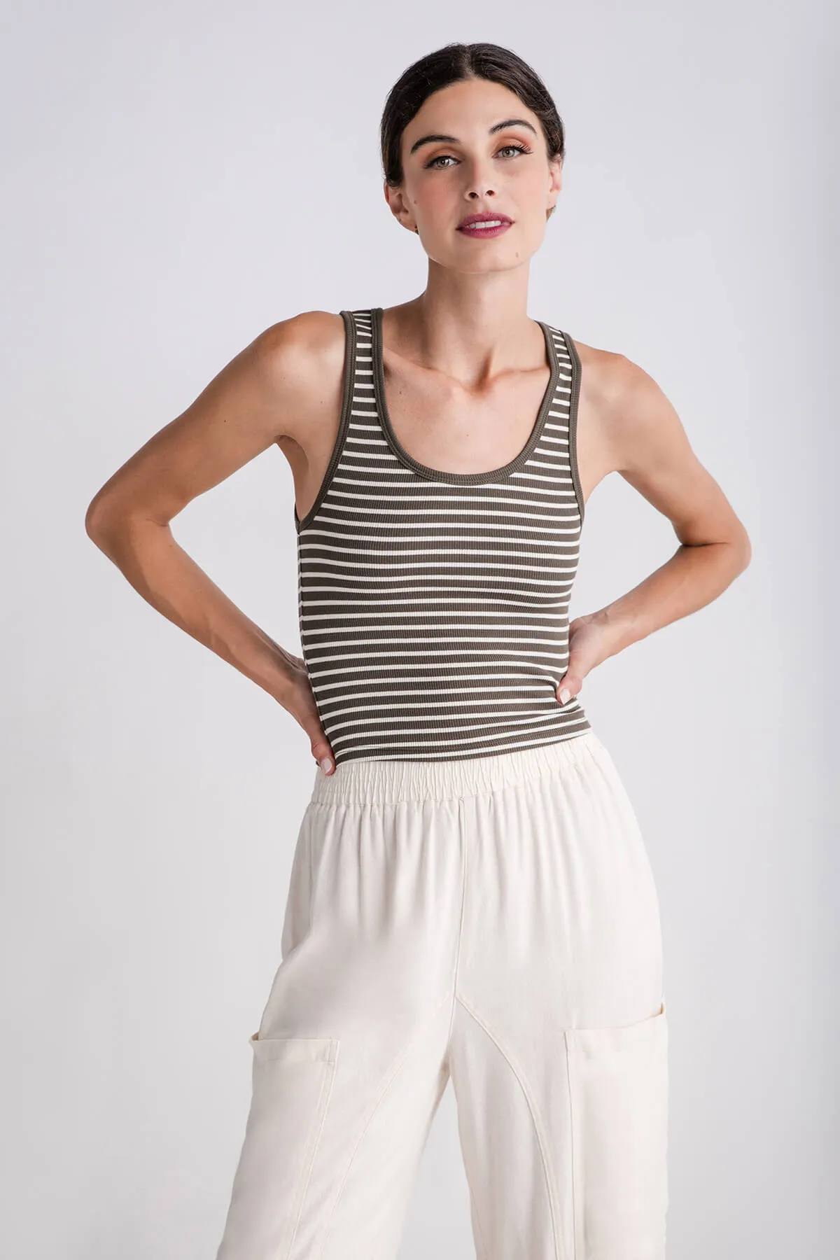 Z Supply Essy Stripe Ribbed Tank