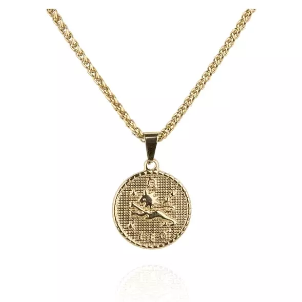 Zodiac Coin Necklace by Sahira