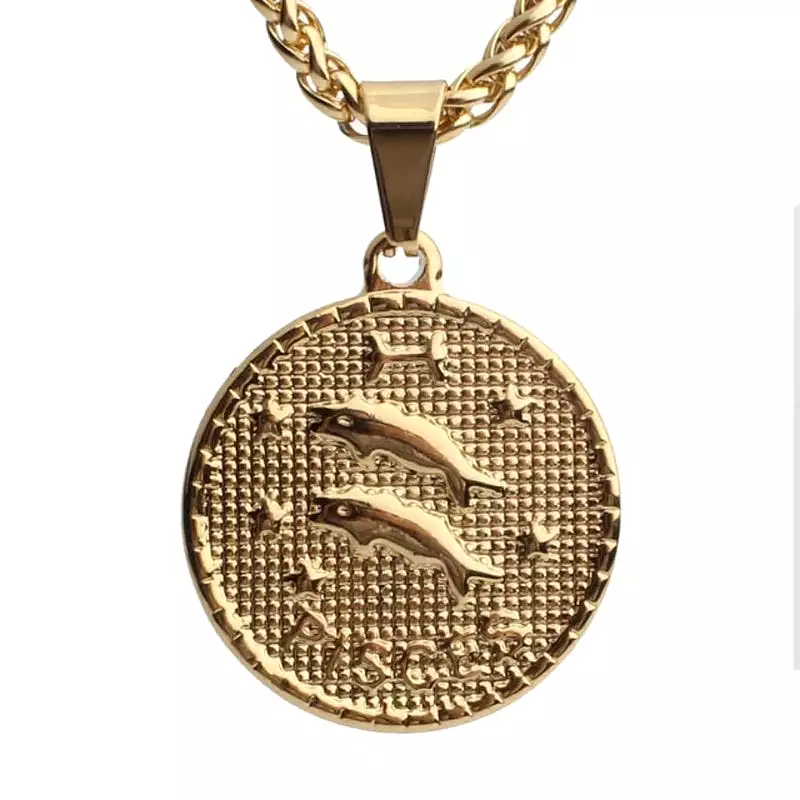 Zodiac Coin Necklace by Sahira