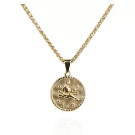 Zodiac Coin Necklace by Sahira