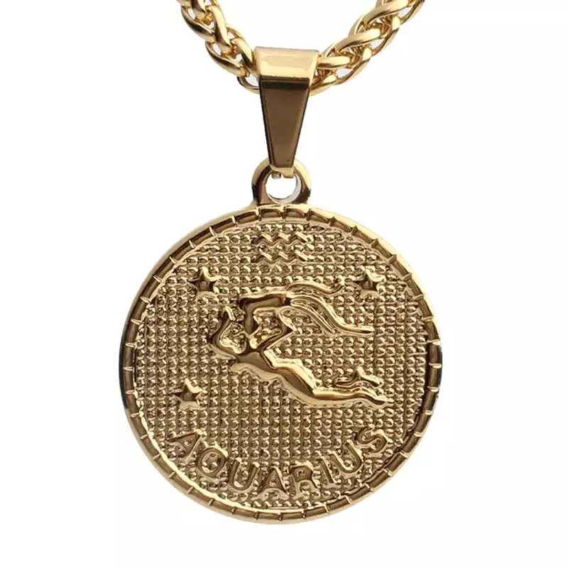 Zodiac Coin Necklace by Sahira