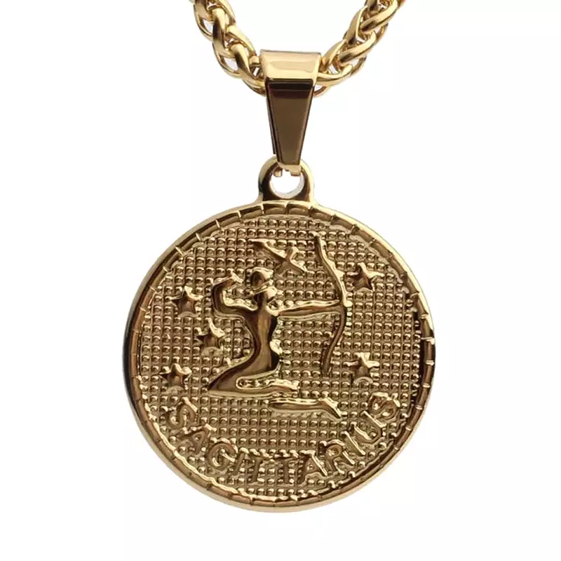 Zodiac Coin Necklace by Sahira