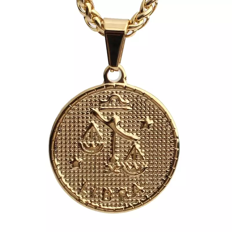 Zodiac Coin Necklace by Sahira